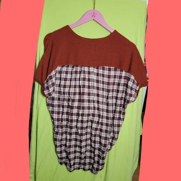 Warehouse One High-Low Batwing Tee - Picture 2 of 3